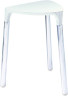Gedy Yannis, стул, цвет хром - белый пластик