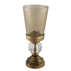 Cтакан настольный, стекло/бронза/Swarovski Migliore Cristalia