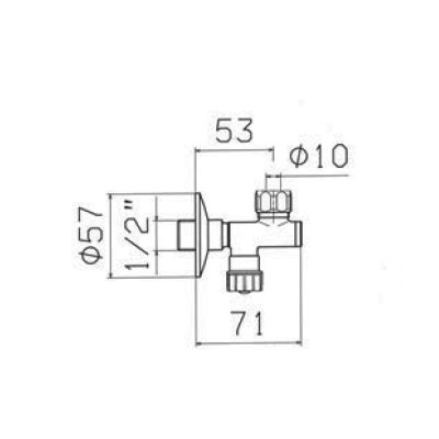 Вентиль угловой MAMOLI комплектующие 882100000C21