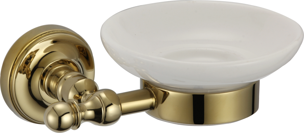 31020-E Мыльница стекло (настенный) (ЗОЛОТО) GANZER (20/1шт)