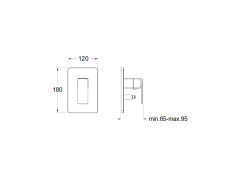 Смеситель для душа CRISTINA QUADRI S QS68977