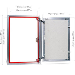 Люк под плитку ПРАКТИКА ЕВРОФОРМАТ АТР 40/60 (ш/в)