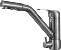 16026-G Смес. для кухни с под. фильт (САТИН) "GANZER" (10/1шт)