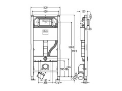 Инсталляция для унитаза VIEGA PREVISTA DRY 771997