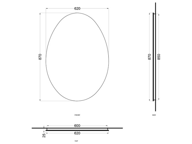 Зеркало CIELO LE GIARE LGSP