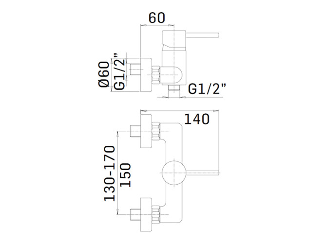 Смеситель для душа MAMOLI PICO 33830000Z12K