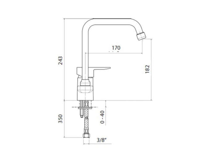 Смеситель для кухни MAMOLI VIP4 76810754H001