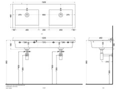 Раковина подвесная CIELO ERA-ECO ERLA120SF PM