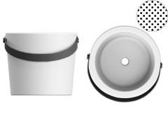 Раковина накладная Scarabeo BUCKET 8803NS/SENR