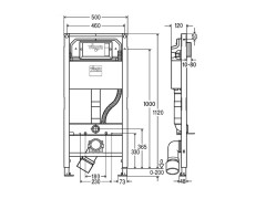 Инсталляция для унитаза VIEGA PREVISTA DRY 771980