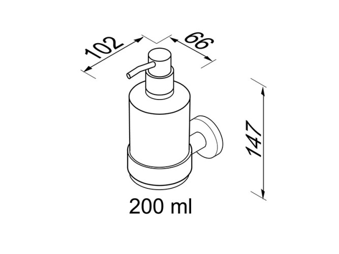 Диспенсер подвесной GEESA NEMOX 916516-07