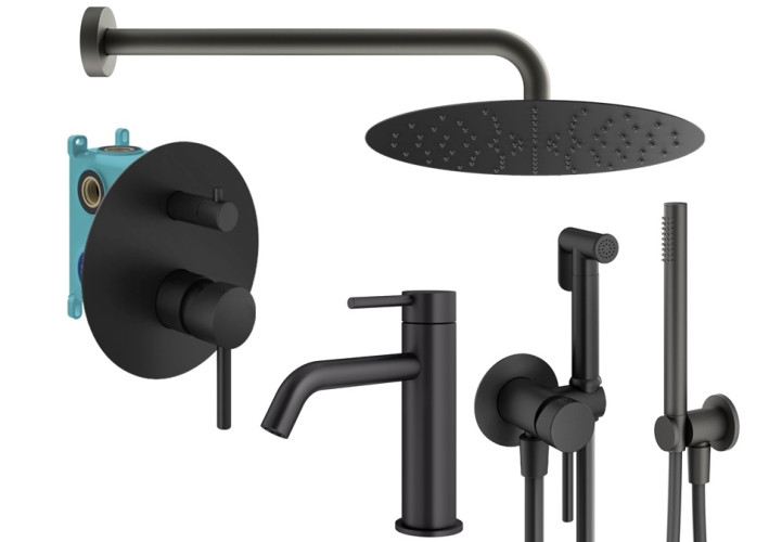 Комплект для душа Plumberia Selection IXO KITZXO18NO53