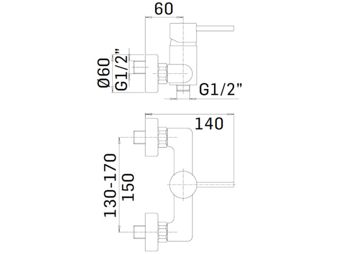 Смеситель для душа MAMOLI PICO 33830000Z121