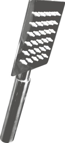 2582  Лейка массажная 1 позиции GANZER МЕТАЛЛ.