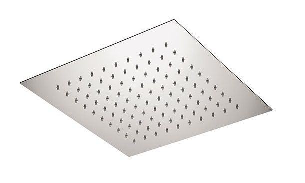 Daniel, квадратная потолочная душевая головка 34х34 см, 1 режим: дождь, цвет хром