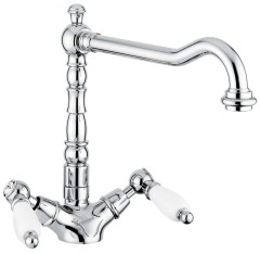 Emmevi Deco Ceramic, смеситель для кухни, цвет хром