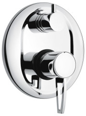 Emmevi Minu, однорычажный встраиваемый смеситель для душа, ручка со стержнем, с дивертером на 3 выхода, цвет хром