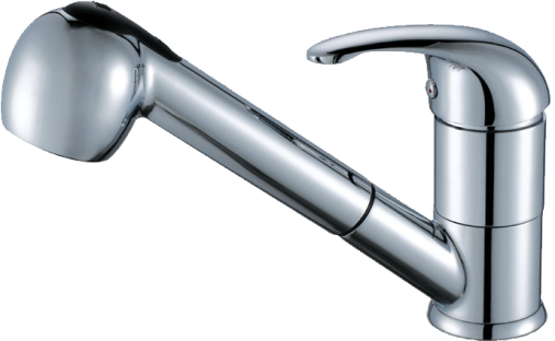 16029 Смес. для кухни с ВЫДВИЖНОЙ лейкой "GANZER" (6/1шт)