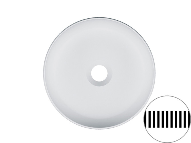 Раковина накладная Scarabeo GLAM 1808/RRNR