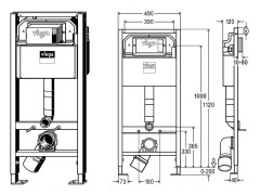 Инсталляция для унитаза VIEGA PREVISTA DRY 771973