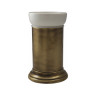 Cтакан настольный, керамика/бронза Migliore Mirella