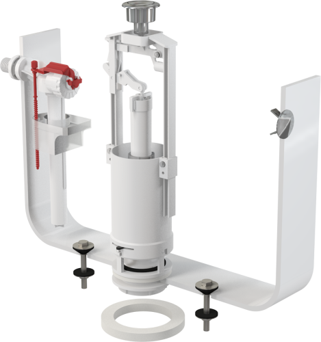 АлкаПласт Арматура клап. 1/2 бок/подв. (плас.) (20/1шт)