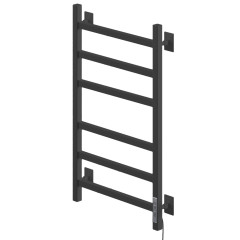 Полотенцесушитель Электрич.кабельный Ника STEP-1 60/40 RAL9005 черный матовый правый тэн