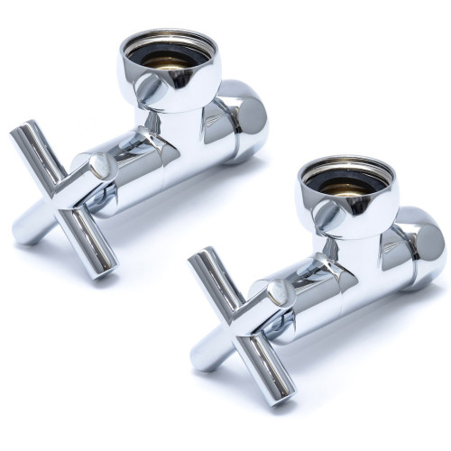 ВЕНТИЛЬ ЗАПОРНЫЙ УГЛОВОЙ КРЕСТ  3/4" x 1"  г/г  ZZ-4706 (4706SCH1005)