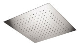 Daniel, квадратная потолочная душевая головка 44х44 см, 1 режим: дождь, цвет хром