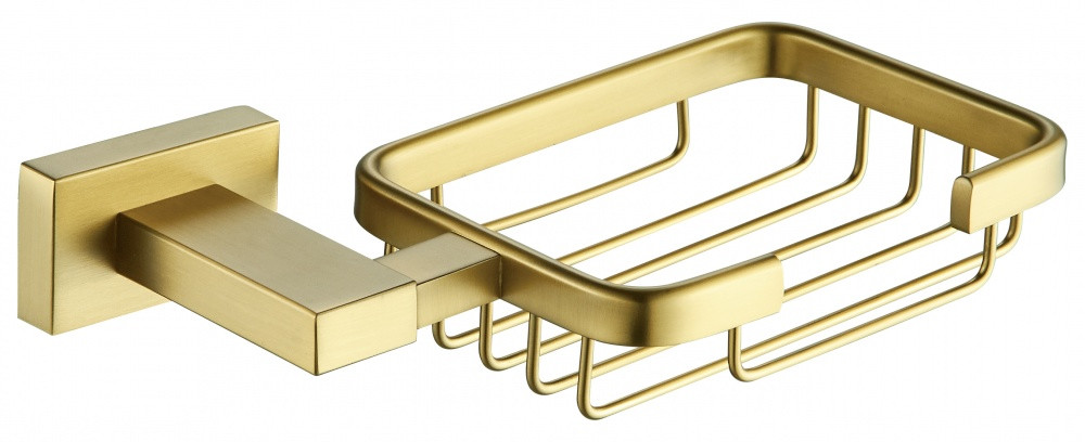 5004-S Мыльница нас., нерж сталь (Мат. Золото) ViEiR  (40/1шт)