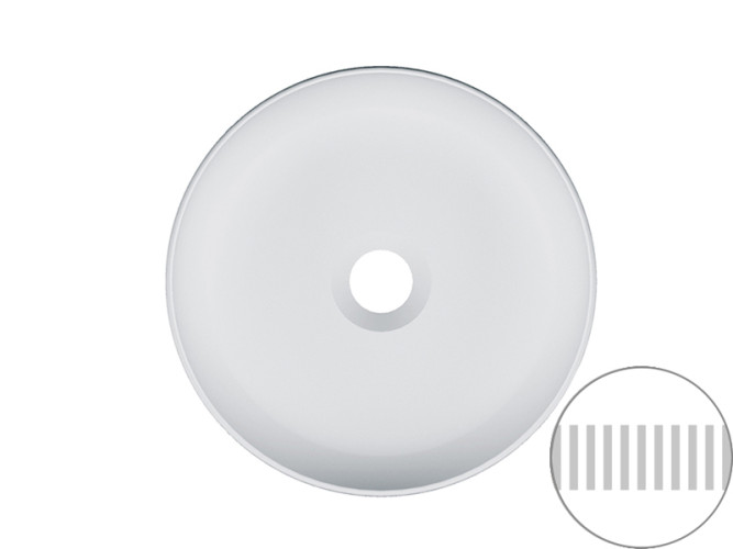 Раковина накладная Scarabeo GLAM 1808/RRNT