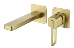 12144-S Встроенный смес для рак. (Мат. Золото) GANZER  (10/1шт)