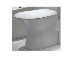 Neroceramica Libera, унитаз напольный приставной 58х38 c cиденьем микролифт, цвет белый