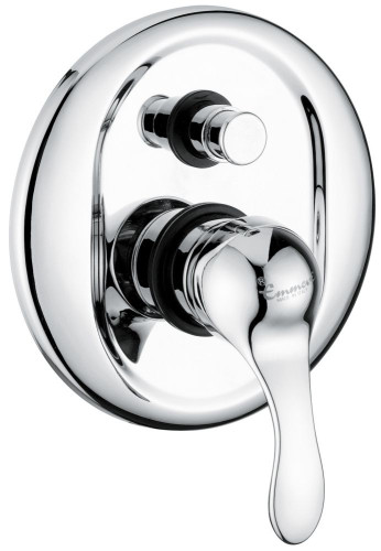 Внутристенный смеситель Melody на 2 выхода, цвет хром