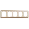 Рамка на 5 постов (шампань) W0052111