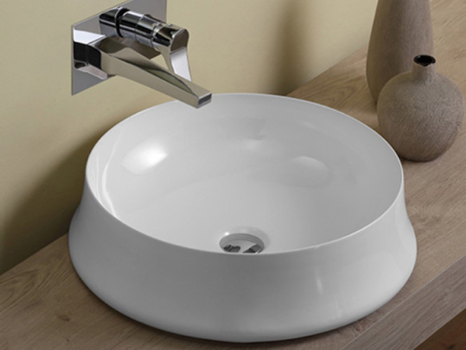 Раковина накладная круглая SIMAS SHARP SH 01