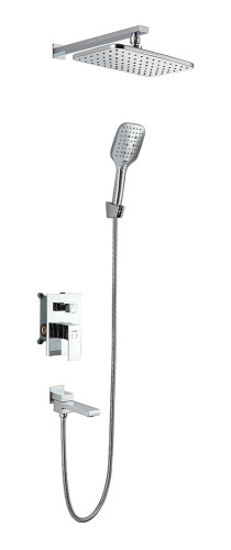 393563 Встроенный смес для душа с 3-функ. (ХРОМ) ViEiR  (6/1шт)