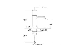 Смеситель для биде CRISTINA ITALY IT36051