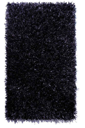 Batex Vegas, односторонний прямоугольный коврик 68% полиэстер и 32% хлопок, размер 60x100 см, цвет черный