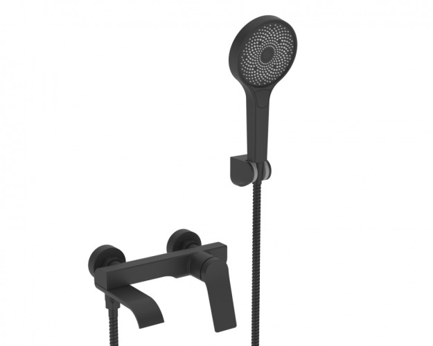 343531-C Смеситель од. для ванны кор. (ЧЕРНЫЙ) ViEiR (8/1шт)