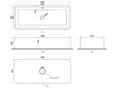 Раковина накладная CIELO SHUI SHLAA10020 BA