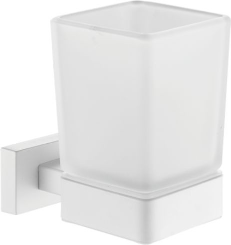 5005-F Стакан нас., стеклянная (БЕЛЫЙ) ViEiR  (30/1шт)