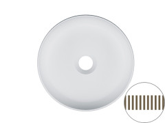 Раковина накладная Scarabeo GLAM 1808/RRM