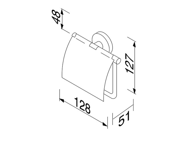 Держатель туалетной бумаги GEESA NEMOX 916508-07