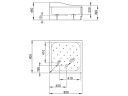 Душевой акриловый поддон RADAWAY KORFU 4C88400-03