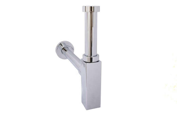 Schlosser Quadral de Luxe, сифон, подключение 1 1/4", цвет хром