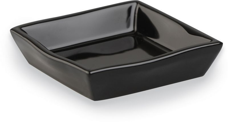 Stil Haus Prisma, настольная керамическая мыльница, цвет черная керамика