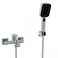 073532 Смеситель од. для ванны кор. (ХРОМ) ViEiR (10/1шт)