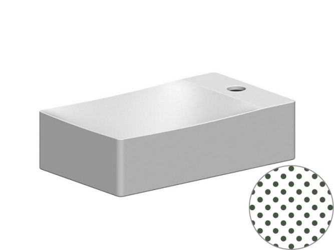 Раковина накладная/ подвесная Scarabeo SOFT-HUNG-CUBE 1502/SFLV