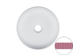 Раковина накладная Scarabeo GLAM 1808/RRR